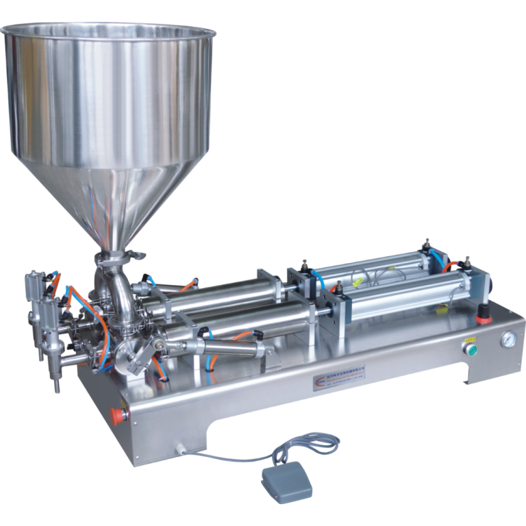Horizontal Double Heads Paste Filling Machine