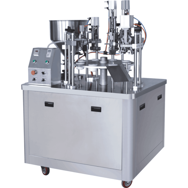 Semi Auto Aluminum Tube Filling and Folding Machine