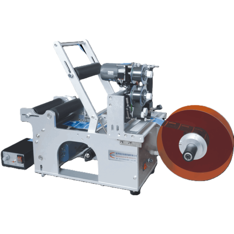 Semi-auto Round Bottle Labeling Machine With Coding
