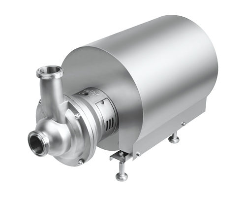 Stainless steel liquid-ring self-priming CIP pump