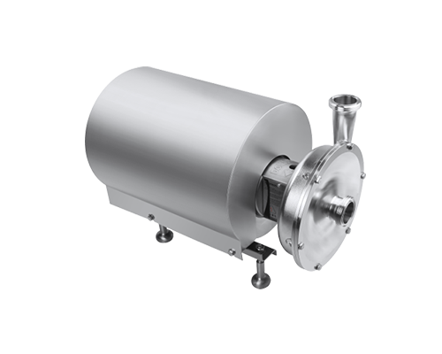 Stainless steel centrifugal pump with motor cover